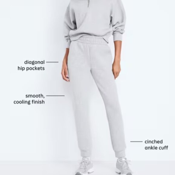 NWOT Old Navy High-Waisted Bounce Fleece Jogger Sweatpants XSP petite - Picture 3 of 8